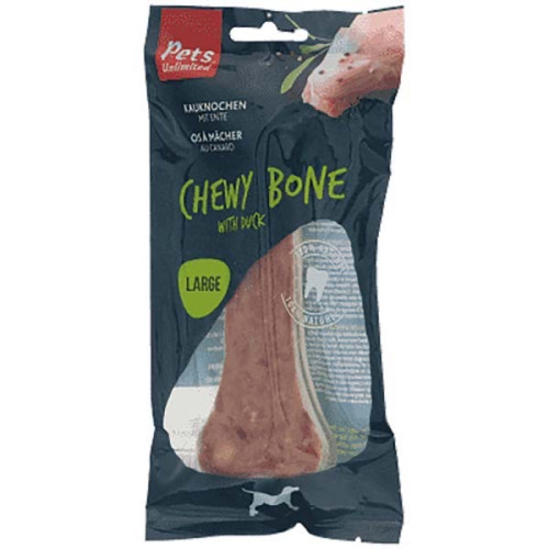 Pets Unlimited Chewy Bone With Duck Large 1pc 90g